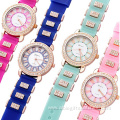 fashion colorful diamond bracelet watch